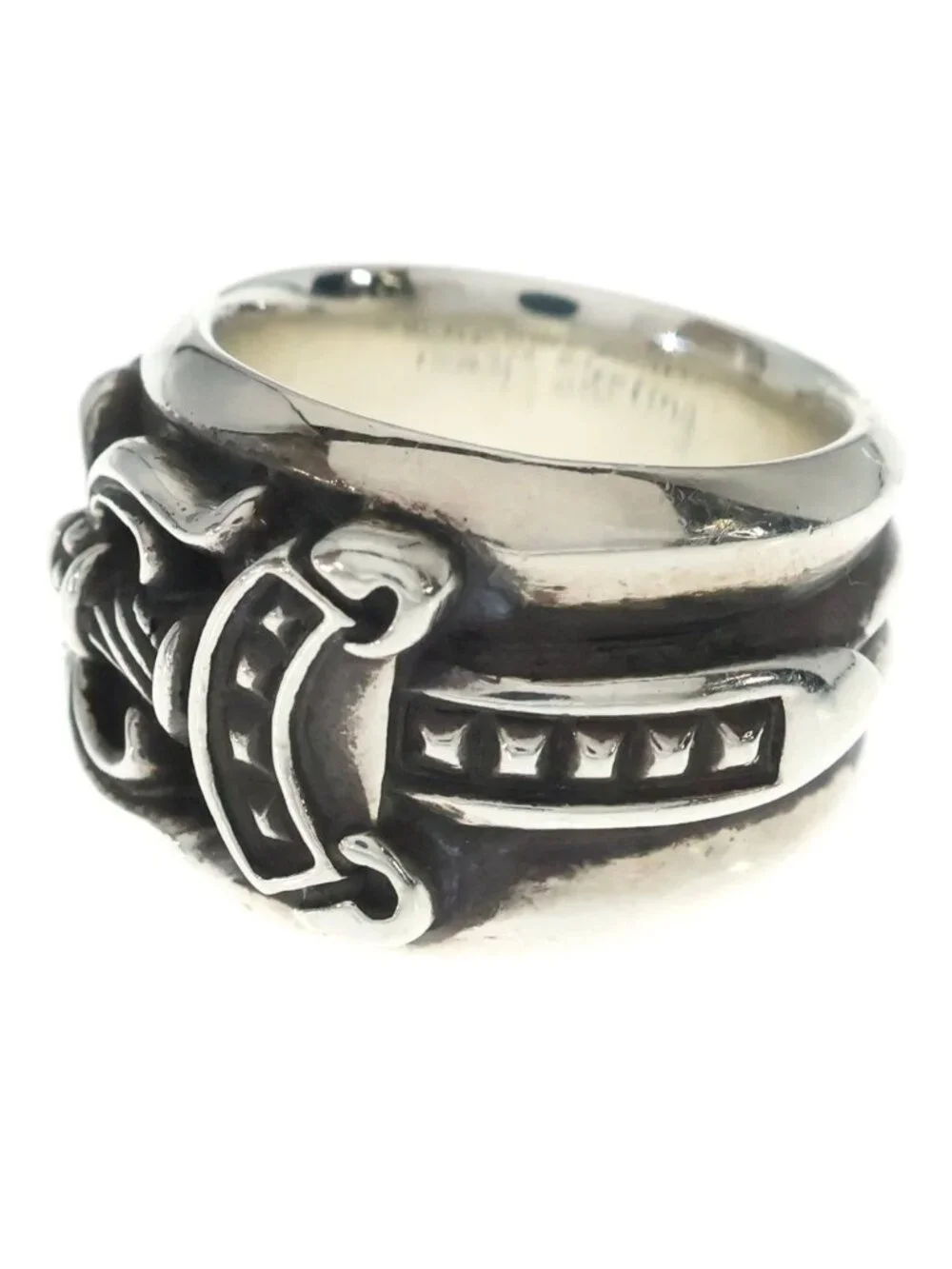 Chrome Hearts Dagger Ring Silver